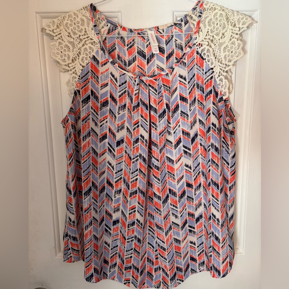Xhilaration Graphic Blouse